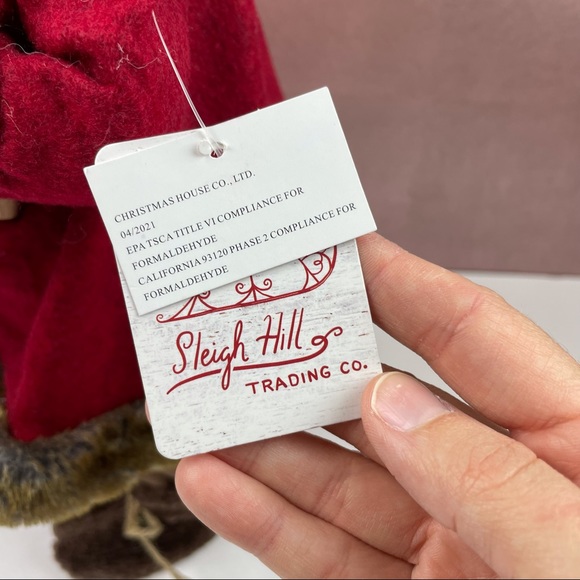 Sleigh Hill Trading Co Santa Figurine Holiday Christmas Decor - Picture 6 of 9